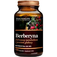 Doctor Life Berberine 500mg pour un métabolisme et des niveaux de glucose plus sains, 100 gélules