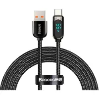 Baseus Câble Usb Do Usb-C Display, 66W, 1M (Czarny)