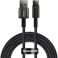 Baseus Cable Usb Do Usb-C Tungsten Gold, 100W, 2M (Czarny)