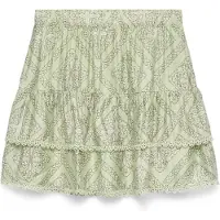 Vero Moda Jupe 'VMBLISS' brun foncé / vert pastel