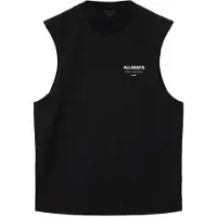 AllSaints T-Shirt 'UNDERGROUND' noir / blanc