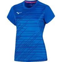 Mizuno Maillot d'entraînement TEAM CHIBA pour femme WOS - 62EAA705, couleur : bleu, matière : M