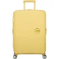 American Tourister trolley Soundbox Spinner 67 / 24 TSA EXP Trolley Pastel Yellow jaune clair