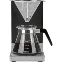 BEEM Kaffeebereiter Set Pour Over Beton 500ml schwarz Edelstahl
