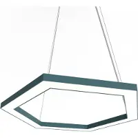 Lumicom Suspension ESAGONO D40, couleur unique, finition mate