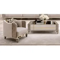 AEA Ensemble fauteuil et table basse pour un salon moderne