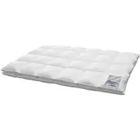 HANSKRUCHEN GmbH HANSKRUCHEN Diamant couette en duvet 240x220 cm légère 100% duvet d'oie lavable pour personnes allergiques respirante à caissons blanche