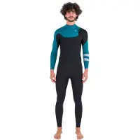 Hurley Advant 4/3 Mm Long Sleeve Chest Zip Neoprene Suit Bleu S Homme