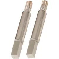 Ks Tools Adaptateur carré 6 mm 2er Pack verchromt - 450.0185