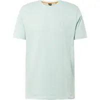 BOSS pour homme. 50508584 T-shirt en maille à appliques turquoise (S), Casuel, Coton, Manche courte