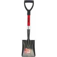 AWTOOLS Fiberspaten mit geradem Stiel