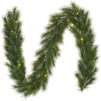 Black Box Trees Guirlande de Noël Glendon avec éclairage LED - L270 cm - Vert