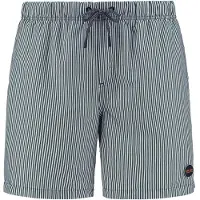 Shiwi Shorts de bain vert foncé / noir / blanc