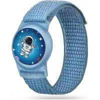 Tech-Protect Nylon-Armband für Kinder, Accessoires pour traceur, Bleu