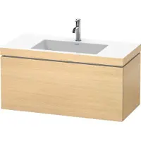 Duravit L-Cube c-bonded Ensemble suspendu, 1 tiroir, sans trop-plein, 1 trou pour robinet, 1000x500x480mm, LC6918O7171