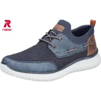 Rieker Baskets pour homme avec élastique et semelle extérieure EVA très légère B9643, taille : 41 EU, couleur : bleu