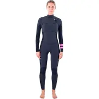 Hurley Plus 5/3 Mm Wfs0012504 Woman Long Sleeve Chest Zip Neoprene Suit Noir 6 Femme
