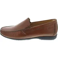 Sioux Gion : Mocassins pour hommes, couleur marron, style décontracté