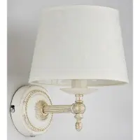 Alfa Applique murale blanche de style rétro avec abat-jour ROKSANA 1xE14 10W ALF18530