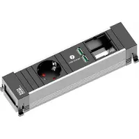 Bachmann POWER FRAME Small 1x contact de protection 1x USB Charger 1x ABD