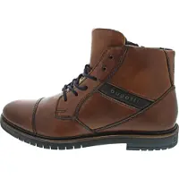 Bugatti Bottines à lacets 'Caj' marron châtaigne / noir