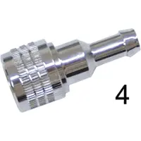 Nuova Rade Connecteur Mâle De Conduite De Carburant 60 Cv Chromé Pour Suzuki/chrysler Laiton 8 Mm