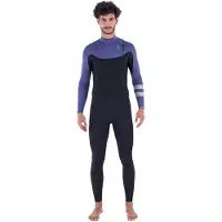 Hurley Advant 4/3 Mm Long Sleeve Chest Zip Neoprene Suit Noir M Homme