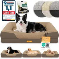 Aktiv shop GmbH ELONEO Lit orthopédique pour chien, taille M - Marron