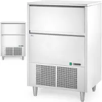 Hendi Machine à glaçons Arktic en acier inoxydable, capacité de 90 kg/24 h et puissance de 900 W