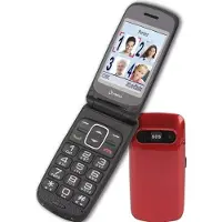 Olympia Primus Téléphone portable confort pour seniors, grandes touches, rouge