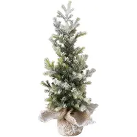 Boltze Arbre de Noël en pot de jute TANNE, 40 cm