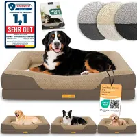 Aktiv shop GmbH Lit orthopédique pour chien ELONEO, taille XL - Marron