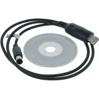 VHBW USB-Câble programmateur pour Talkie-walkie Yaesu Vertex FT-1500, FT-1500M, FT-1802, FT-1802M , FT-1807, FT-1807M, FT-1900, FT-1900R