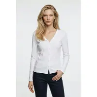 Calvin Klein Jeans Cardigan 'Essential' blanc