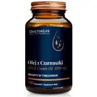 Doctor Life Huile de cumin noir 1000mg, 100 gélules