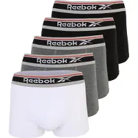 Reebok Boxers 'JAY' gris / rouge / noir / blanc