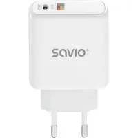 Savio LA-06 USB Type A et Type C Charge rapide Power Delivery 3.0 Intérieur