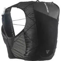 Salomon - Sac de trail/running - Active Skin 12 Set Black/Metal - Taille M - Noir
