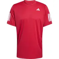 Adidas Club Climacool 3 Stripes Short Sleeve T-shirt Rouge S Homme