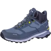 Meindl Hommes, Chaussures de randonnée, Tahoma Mid GTX (45), Gris, Vert, Jaune