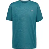 New Balance Sport Essentials Short Sleeve T-shirt Bleu S Homme