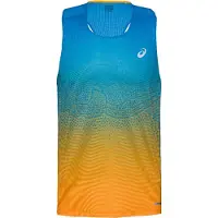 Asics T-Shirt 'Road Fade Singlet' turquoise