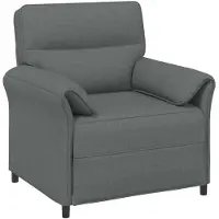 vidaXL Canapé 100 % polyester, structure en métal, MDF, contreplaqué