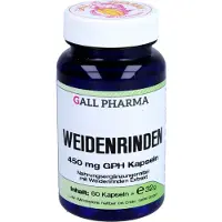 Hecht Pharma GmbH Geschäftsbereich Handelsware GALL PHARMA, capsules de saule (Salix alba) 450 mg (GPH), 60 capsules