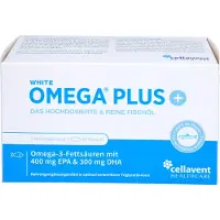 Cellavent Healthcare White Omega Original Acides Gras Oméga-3 Capsules molles. 90 pcs
