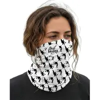 Blue Moana Orca Neck Warmer Blanc