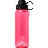 Yeti Yonder Water Bottle 34oz Tether Cap, Tropical Pink, gourde avec bouchon poignée, 1L