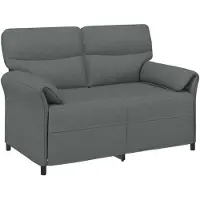 vidaXL Canapé 100 % polyester, structure en métal, MDF, contreplaqué
