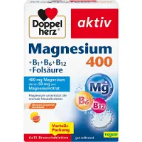Doppelherz Magnésium 400+B1+B6+B12+Acide folique Bta 6X15 St