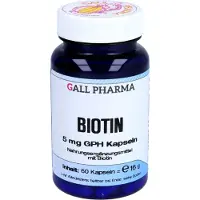 Hecht Pharma GmbH Geschäftsbereich Handelsware GALL PHARMA Biotine 5 mg GPH, gélules, 60 gélules